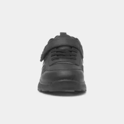 Walkright Deano Boys Black Easy Fasten School Shoe