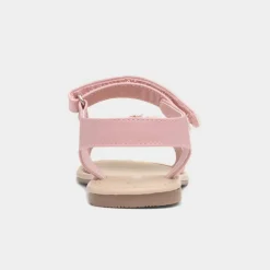 Walkright Faron Girls Pink Flower Diamante Sandal