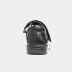Walkright Fawn Girls Black School Shoe