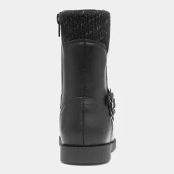Walkright Frances Girls Black Ankle Boot