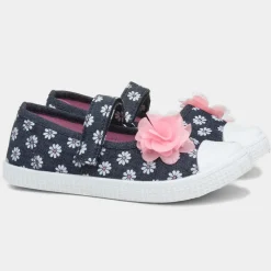 Walkright Girls Multi Easy Fasten Canvas