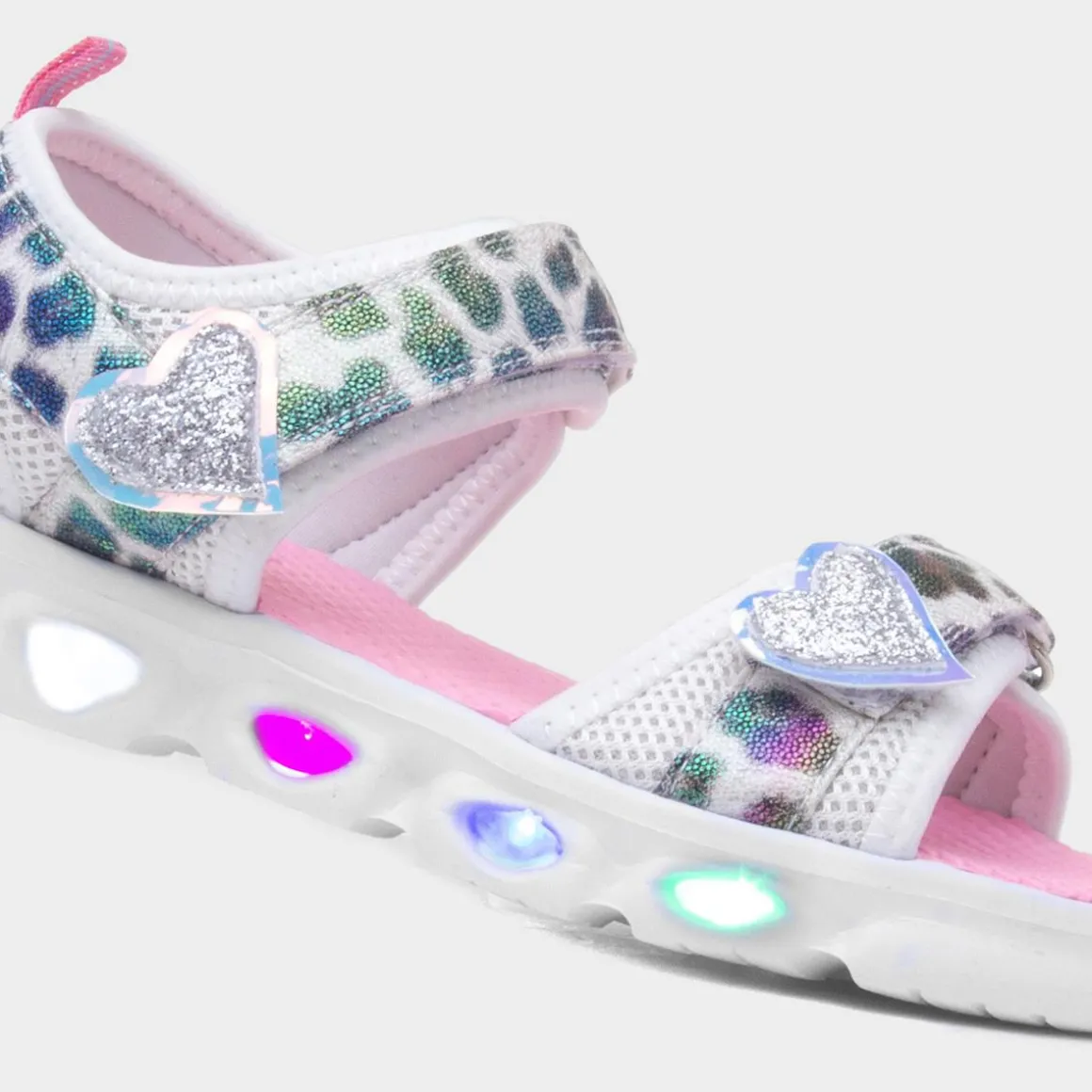 Walkright Girls Multicoloured Light Up Sandal