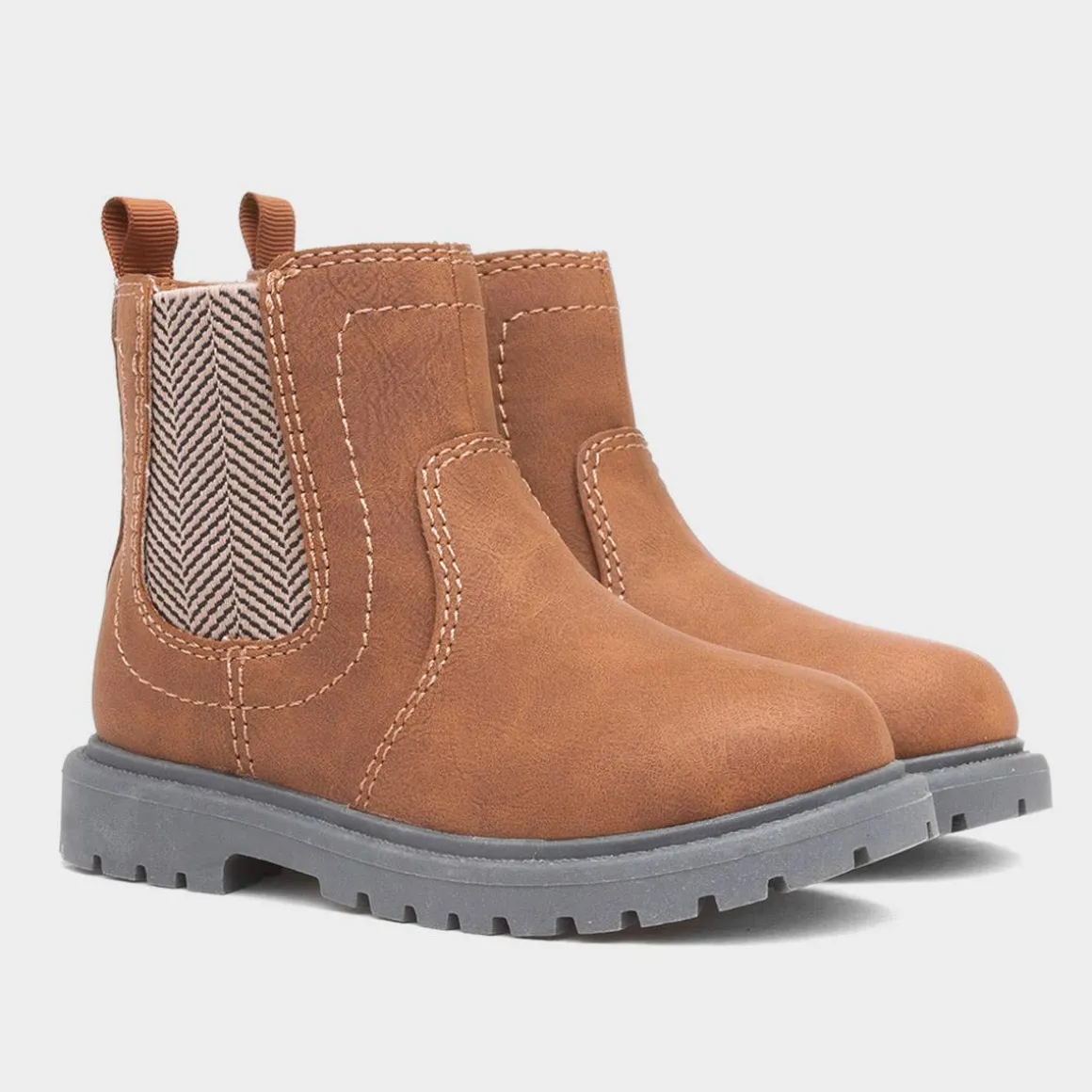 Walkright Jim Boys Tan Chelsea Boot