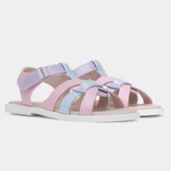 Walkright Layla Girls Multi Pastel Patent Sandal