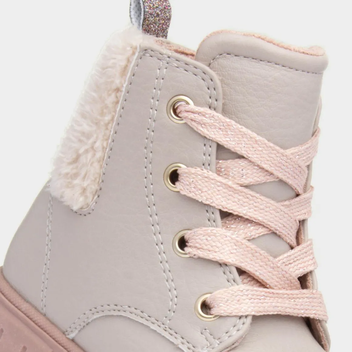 Walkright Lettie Girls Beige Ankle Boot