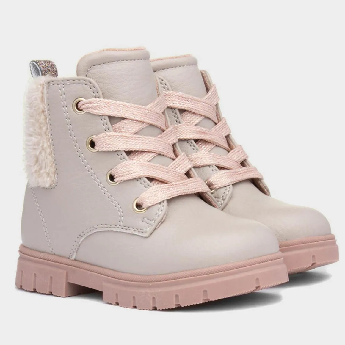Walkright Lettie Girls Beige Ankle Boot
