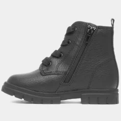 Walkright Lettie Girls Black Ankle Boot