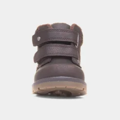 Walkright Lincoln Boys Brown Easy Fasten Boot