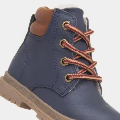 Walkright Logan Boys Navy Lace Up Boot