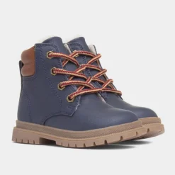 Walkright Logan Boys Navy Lace Up Boot