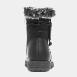 Walkright Lorna Girls Black Butterfly Boot
