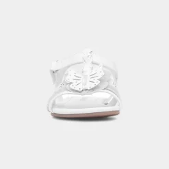 Walkright Lucia Girls White Butterfly Sandal