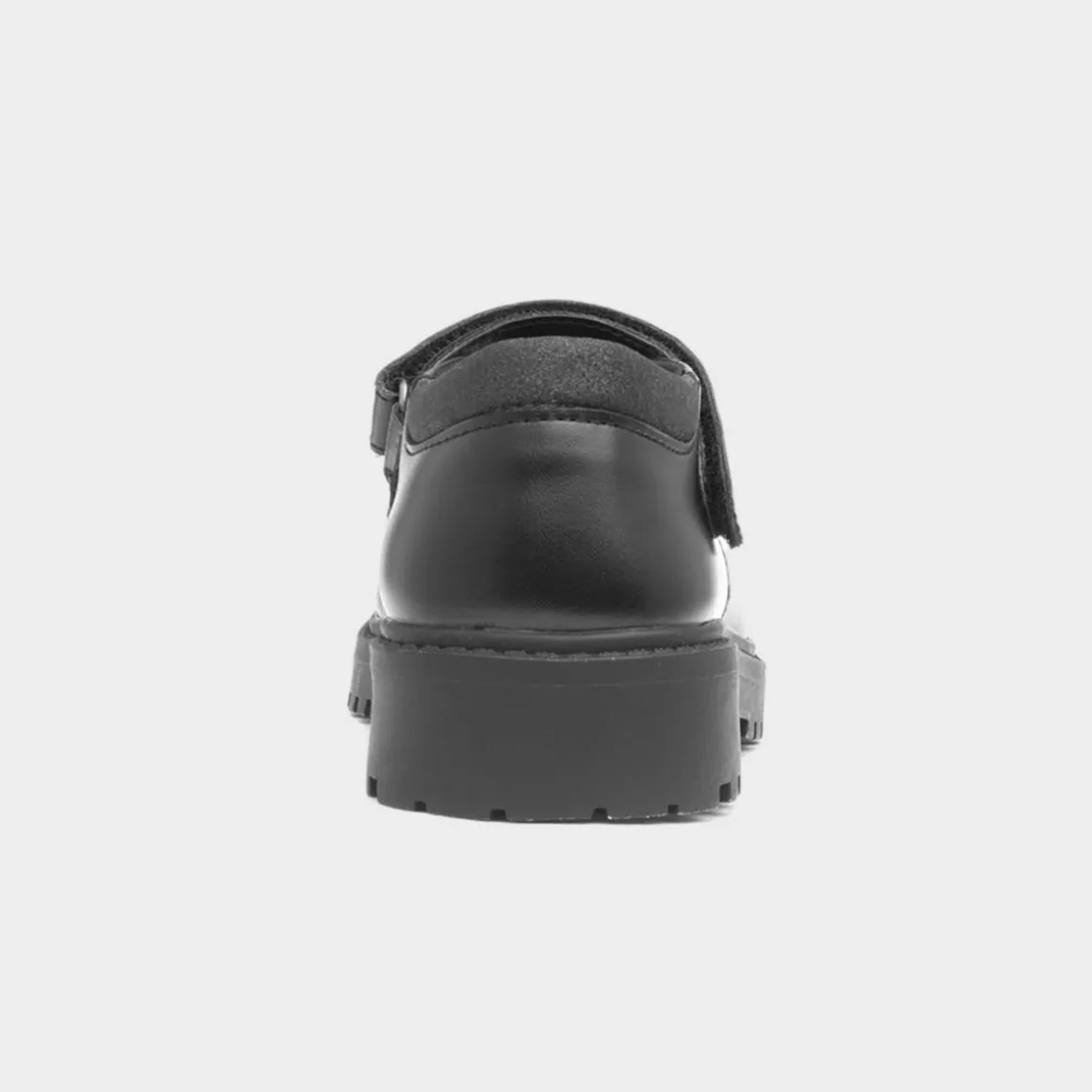 Walkright Lucille Girls Black Heart Shoe