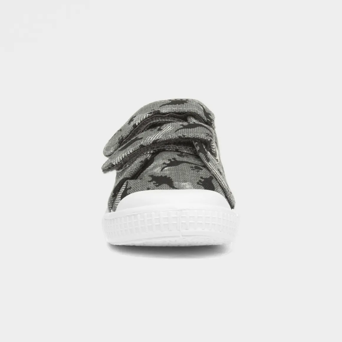 Walkright Lyle Boys Grey Dinosaur Canvas
