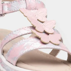 Walkright Rosalie Girls Pink Iridescent Sandal