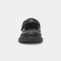 Walkright Severn Girls Black School Shoe