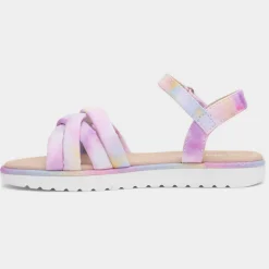 Walkright Ulrika Girls Multi Marble Flat Sandal