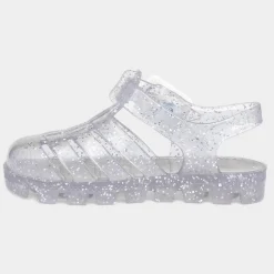 Walkright Weymouth Kids Clear Glitter Jelly Sandal