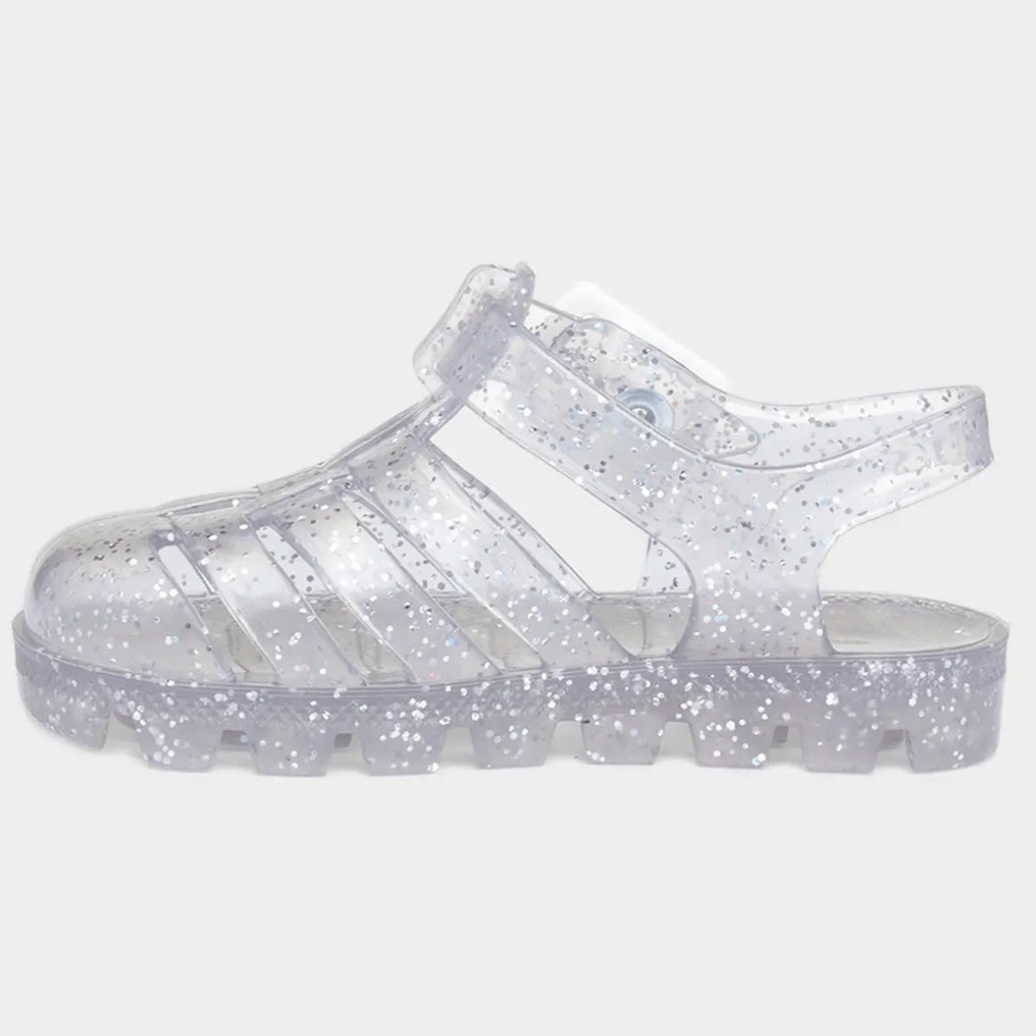 Walkright Weymouth Kids Clear Glitter Jelly Sandal