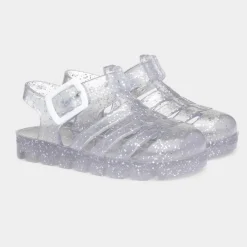 Walkright Weymouth Kids Clear Glitter Jelly Sandal