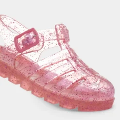 Walkright Weymouth Kids Pink Glitter Jelly Sandal