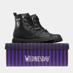 Wednesday Kids Black Ankle Boot