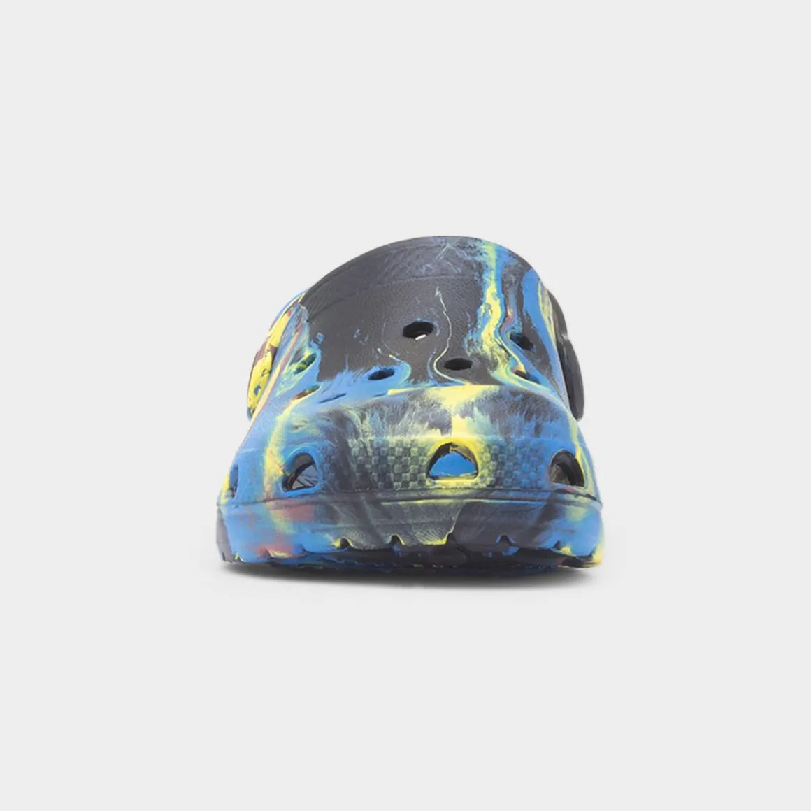 Whitby Boys Black Multi Marble EVA Clog