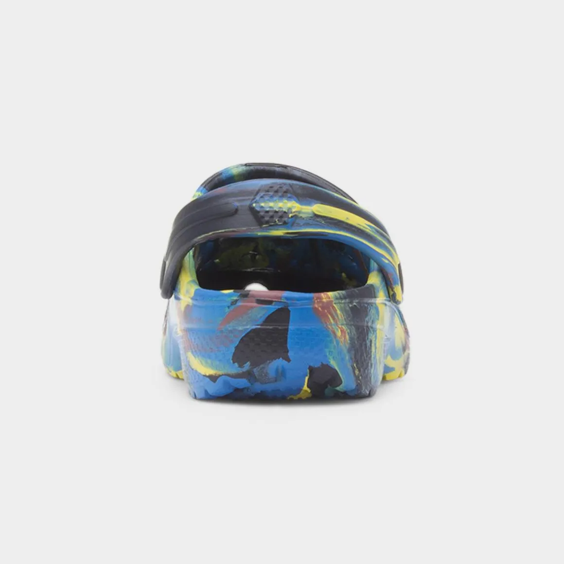 Whitby Boys Black Multi Marble EVA Clog