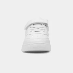 XL Aire Kids White Easy Fasten Trainer