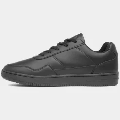 XL Awe Mens Black Lace Up Trainer