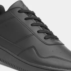 XL Awe Mens Black Lace Up Trainer