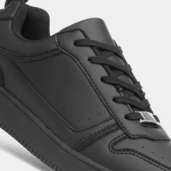XL Elbe Womens Black Lace Up Trainer
