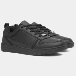 XL Elbe Womens Black Lace Up Trainer