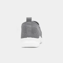 XL Elijah Mens Grey Slip On Canvas Shoe