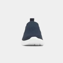 XL Elijah Mens Navy Slip On Canvas Shoe