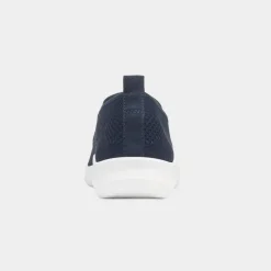 XL Elijah Mens Navy Slip On Canvas Shoe