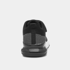 XL Exe Kids Black Easy Fasten Knitted Trainer