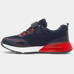 XL Gambia Kids Navy Easy Fasten Trainer