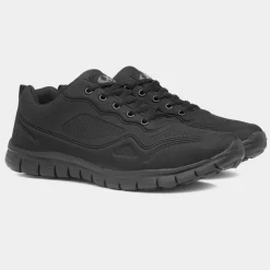 XL Hayeswater Mens Black Lace Up Trainer