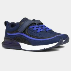 XL Kielder Kids Navy Easy Fasten Trainer