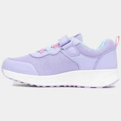 XL Maplin Kids Lilac Easy Fasten Trainer
