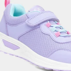 XL Maplin Kids Lilac Easy Fasten Trainer