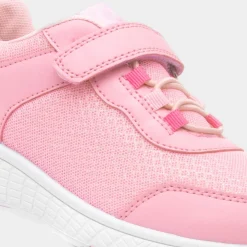 XL Maplin Kids Pink Easy Fasten Trainer