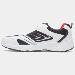 XL Seine Mens White Lace Up Trainer