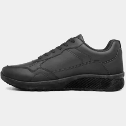 XL Stinear Mens Black Lace Up Trainer