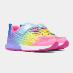 XL Tarn Kids Multi Rainbow Easy Fasten Trainer