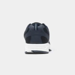 XL Walden Mens Navy Easy Fasten Trainer