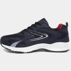 XL Weaver Mens Navy Lace Up Trainer