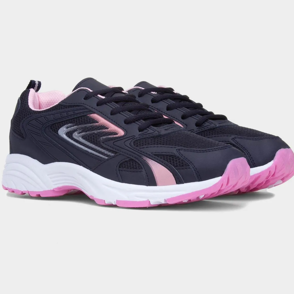 XL Weaver Womens Navy Lace Up Trainer
